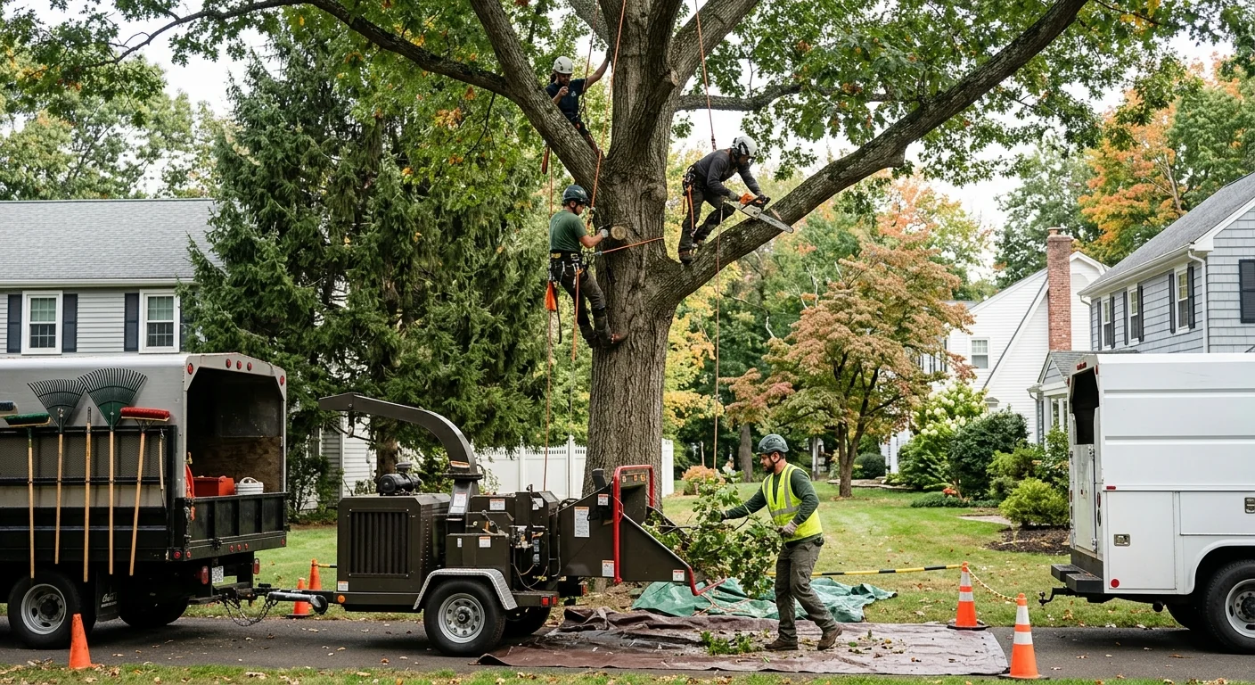 Cleared residential property after professional brush removal work in Shelton