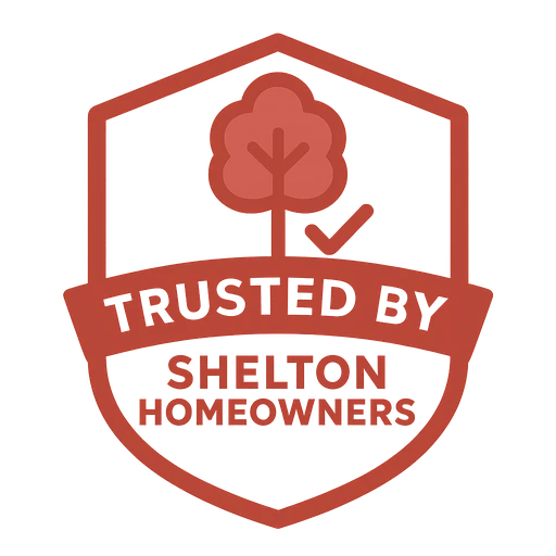minimalist line icon of a house beside a tree, single color, flat design, transparent background